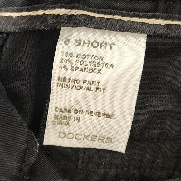 DOCKERS Women's Black Metro Pants Mid Rise Curvy 263357459 6 Short - Picture 6 of 10